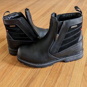 Nexgrip Ice Katia Leather Spike Boots, Black, Size 10